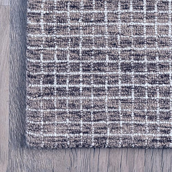 Arvin Olano x Rugs USA Melrose Checked Brown Rug